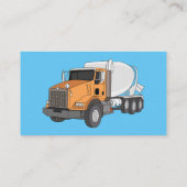 Cartoon für Betonmischer Visitenkarte (Rückseite)