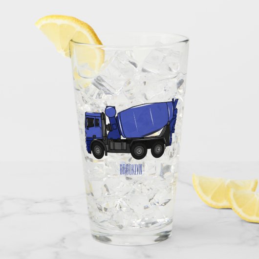 Cartoon für Betonmischfahrzeuge Glas (Vorderseite Ice)