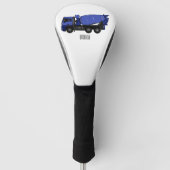 Cartoon für Betonmischfahrzeuge Golf Headcover (Vorderseite)