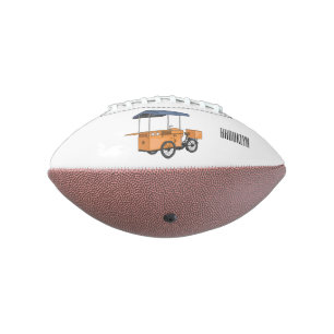 Cartoon für Bike-Food-Karren Football