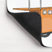 Cartoon für Bike-Food-Karren Mousepad (Ecke)