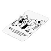 Cartoon für den Treppenlift. Magnet (Linke Seite)