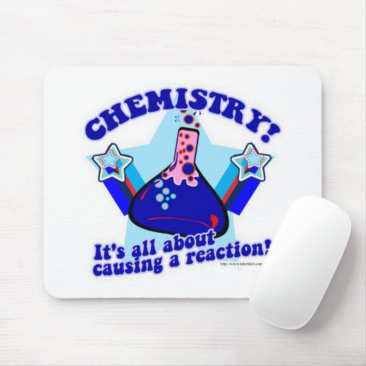 Cartoon für die chemische Reaktionswissenschaft Mousepad (Mit Mouse)