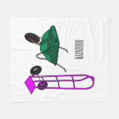 Cartoon für die Schubkarre und den Handwagen Fleecedecke (Vorderseite (Horizontal))