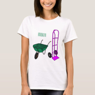 Cartoon für die Schubkarre und den Handwagen T-Shirt