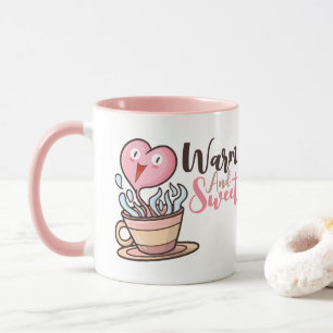 Cartoon für einen individuell anpassbaren Heart Co Tasse