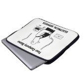 Cartoon für Elektrodienstleistungen Laptopschutzhülle (Vorne Knopf)