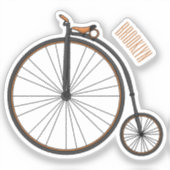 Cartoon für Fahrräder Aufkleber (Vorderseite)