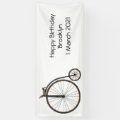 Cartoon für Fahrräder Banner (Vertikal)