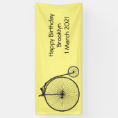 Cartoon für Fahrräder Banner (Vertikal)