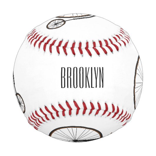 Cartoon für Fahrräder Baseball (Vorderseite)