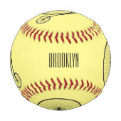 Cartoon für Fahrräder Baseball (Vorderseite)