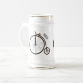 Cartoon für Fahrräder Bierglas (Vorderseite Links)