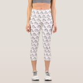 Cartoon für Fahrräder Capri Leggings (Vorderseite)