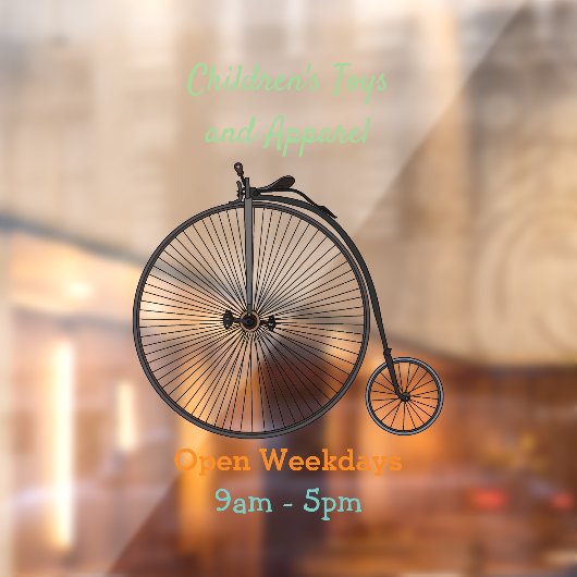 Cartoon für Fahrräder Fensteraufkleber (Blatt 2)