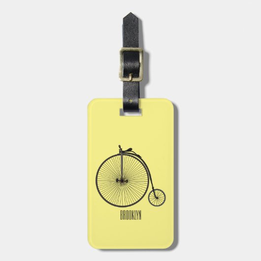 Cartoon für Fahrräder Gepäckanhänger (Vorderseite vertikal)