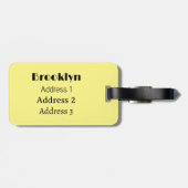 Cartoon für Fahrräder Gepäckanhänger (Rückseite horizontal)