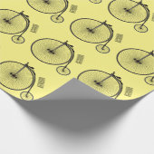 Cartoon für Fahrräder Geschenkpapier (Ecke)