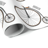 Cartoon für Fahrräder Geschenkpapier (Rolleneckpunkt)