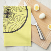 Cartoon für Fahrräder Geschirrtuch (Viertel Falte)