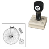 Cartoon für Fahrräder Gummistempel (Stempel)