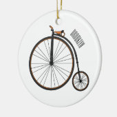Cartoon für Fahrräder Keramik Ornament (Links)