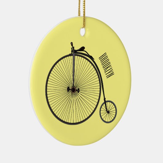 Cartoon für Fahrräder Keramik Ornament (Rechts)