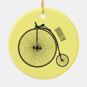 Cartoon für Fahrräder Keramik Ornament (Hinten)