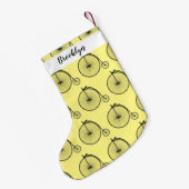 Cartoon für Fahrräder Kleiner Weihnachtsstrumpf (Rückseite (Hängend))