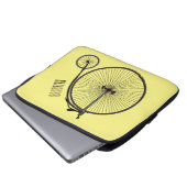 Cartoon für Fahrräder Laptopschutzhülle (Vorne Knopf)