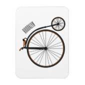 Cartoon für Fahrräder Magnet (Vertikal)