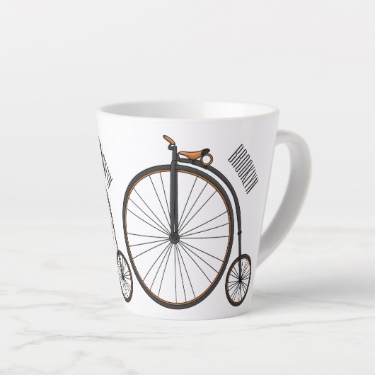 Cartoon für Fahrräder Milchtasse (Rechte Ecke)