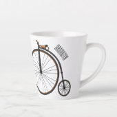Cartoon für Fahrräder Milchtasse (Rechts)