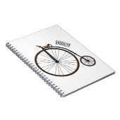 Cartoon für Fahrräder Notizblock (Rechte Seite)