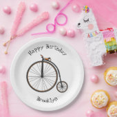 Cartoon für Fahrräder Pappteller (Party)