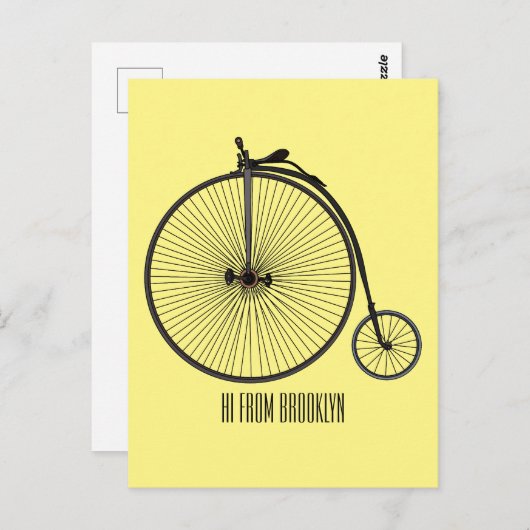 Cartoon für Fahrräder Postkarte (Vorne/Hinten)