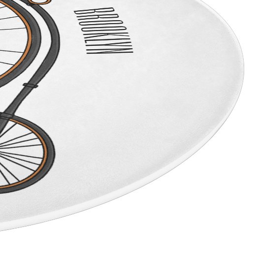 Cartoon für Fahrräder Schneidebrett (Ecke)