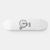 Cartoon für Fahrräder Skateboard (Horizontal)