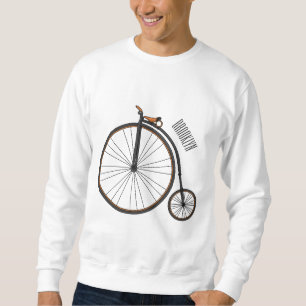Cartoon für Fahrräder Sweatshirt