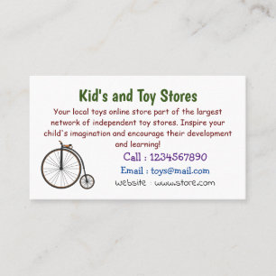 Cartoon für Fahrräder Visitenkarte