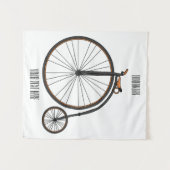 Cartoon für Fahrräder Wandteppich (Vorderseite (Horizontal))