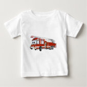 Cartoon für Haken- und Ladenfeuer Baby T-shirt (Vorderseite)
