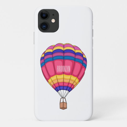 Cartoon für Heißluftballon Case-Mate iPhone Hülle (Rückseite)