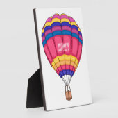 Cartoon für Heißluftballon Fotoplatte (Seite)