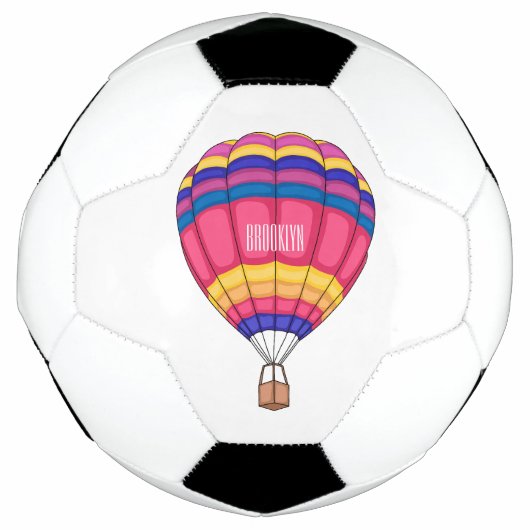 Cartoon für Heißluftballon Fußball (Vorderseite)