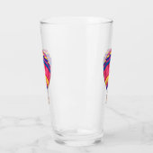 Cartoon für Heißluftballon Glas (Links)