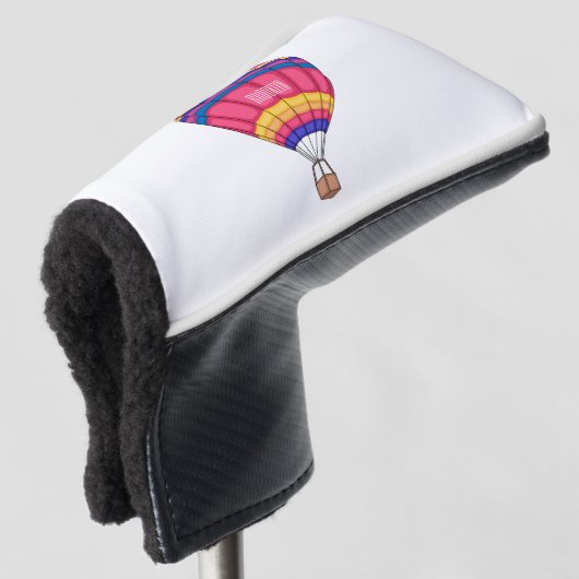 Cartoon für Heißluftballon Golf Headcover (3/4 Vorderseite)