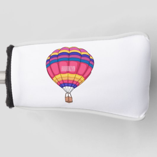 Cartoon für Heißluftballon Golf Headcover (Vorderseite)