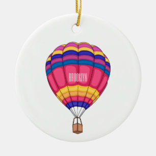 Cartoon für Heißluftballon Keramik Ornament