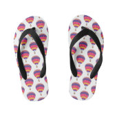 Cartoon für Heißluftballon Kinderbadesandalen (Fußbett)